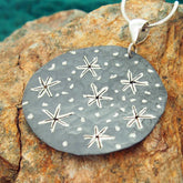 Handmade Oxidised Copper silver Star Pendant